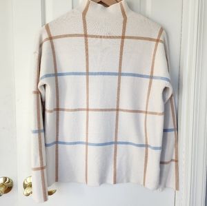 Tahari funnel neck sweater